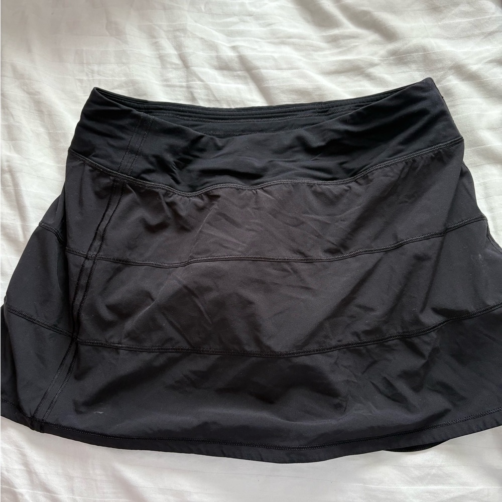 Lululemon Black Pace Revival Skirt